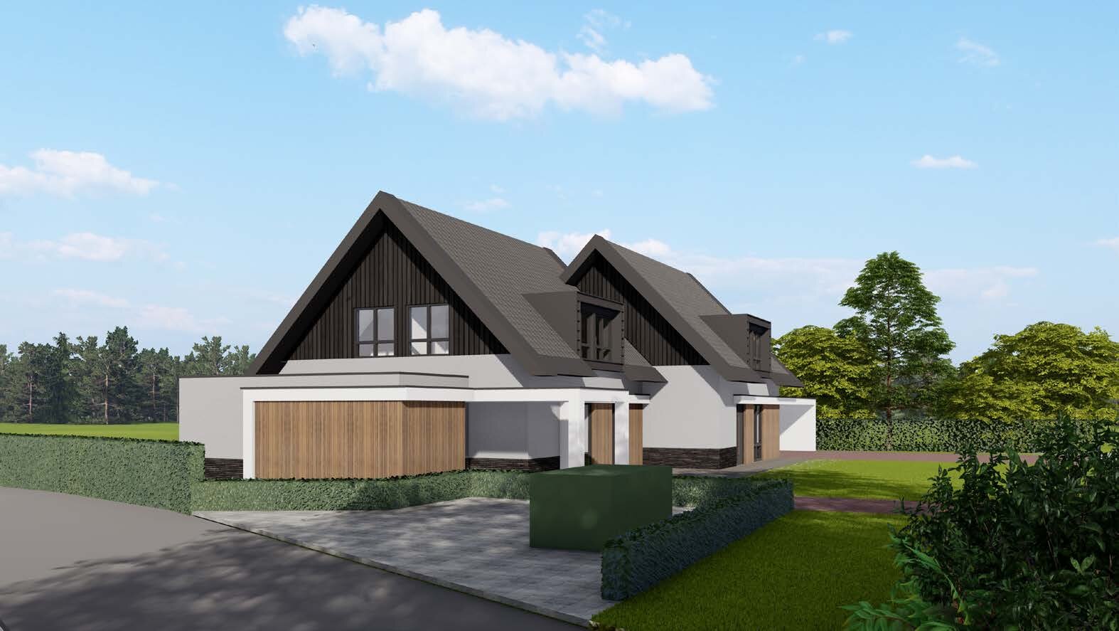 Nieuwbouw Rosmolen 5 &amp; 7, de Lutte